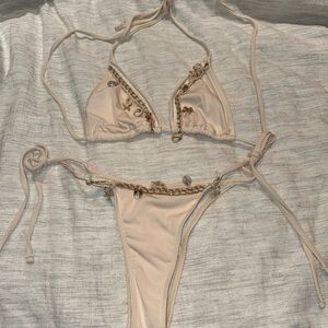 Cream Seashell Bikini Set